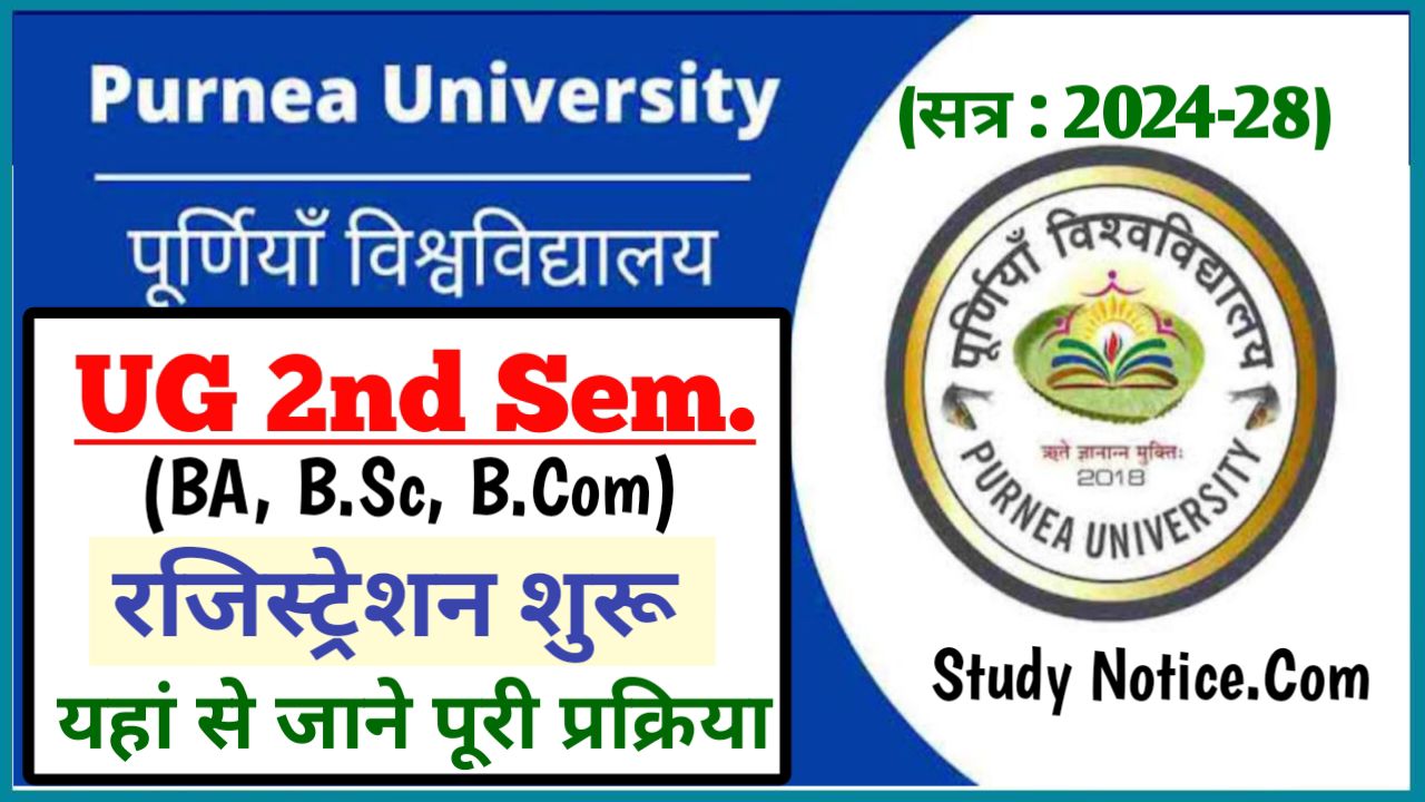 Purnea University UG 2nd Sem Registration 2025