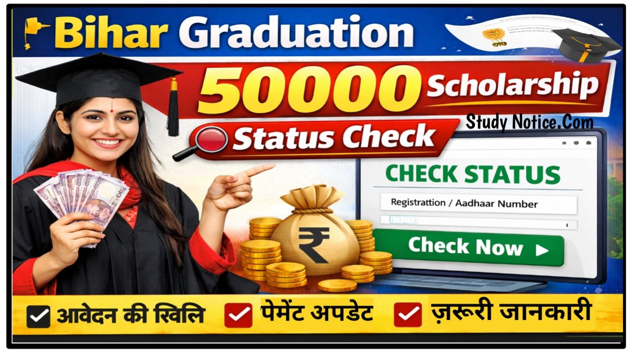 Bihar Graduation 50000 Scholarship Status Check