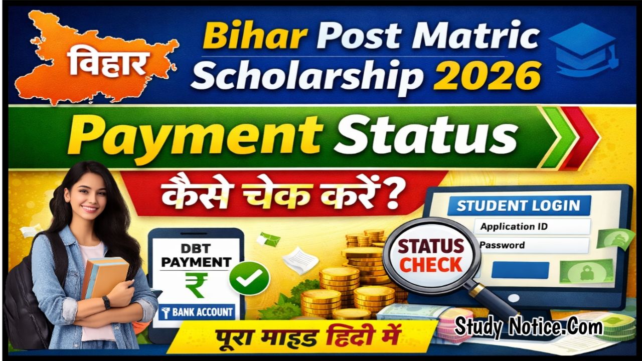 Bihar Post Matric Scholarship 2026 Payment Status